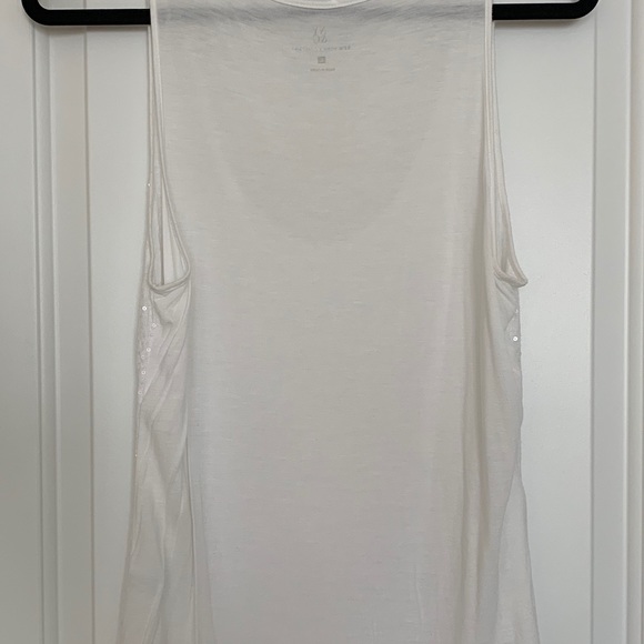 New York & Company Sequinned Tank Sleeveless Shirt - Picture 4 of 7